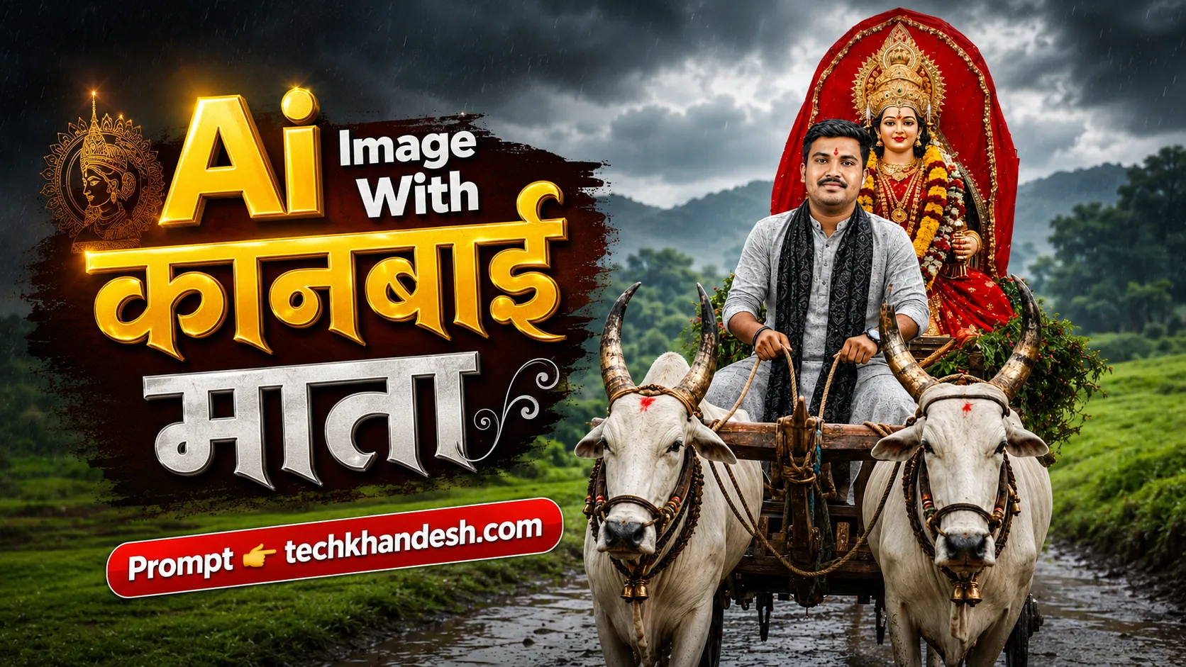 ЁЯЪй Kanbai Mata Ai Image Ahirani Prompt by Tech Khandesh | Free Ma Ai Shika Ep.1