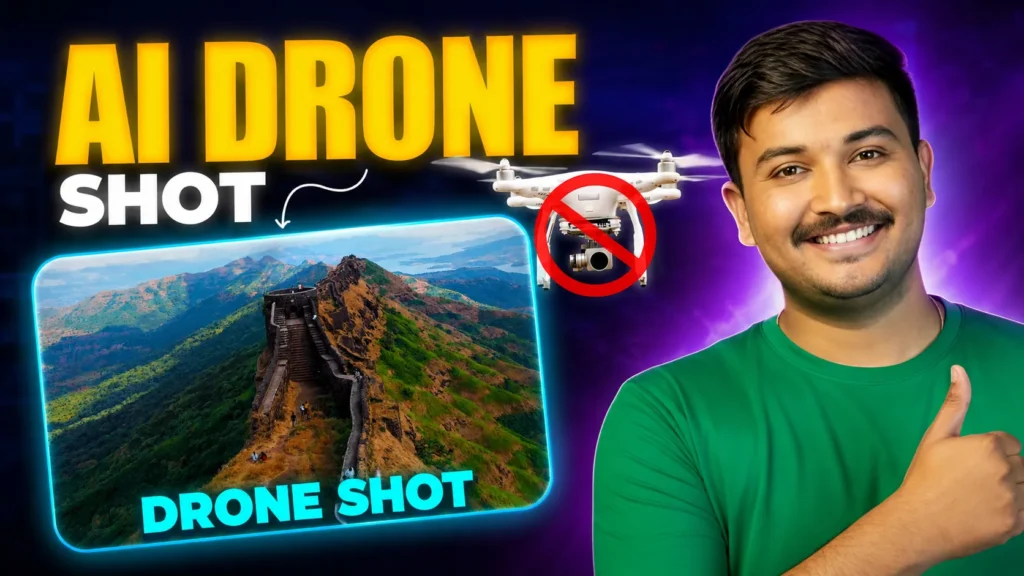 Cinematic Drone Videos with Ai Google Gemini Prompt | ड्रोन शॉट Ai व्हिडिओ Prompt
