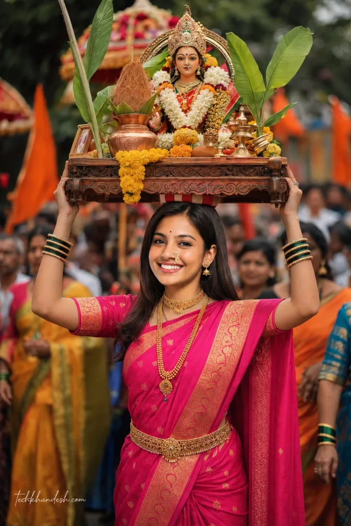 Kanbai Mata Utsav Khandesh 2026 Ai Prompt for Girl
